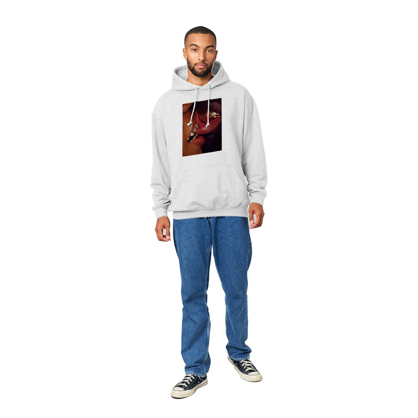 Premium Black Love Pullover Hoodie